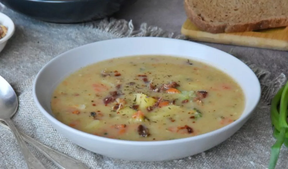 Bulvių sriuba su brokoliais