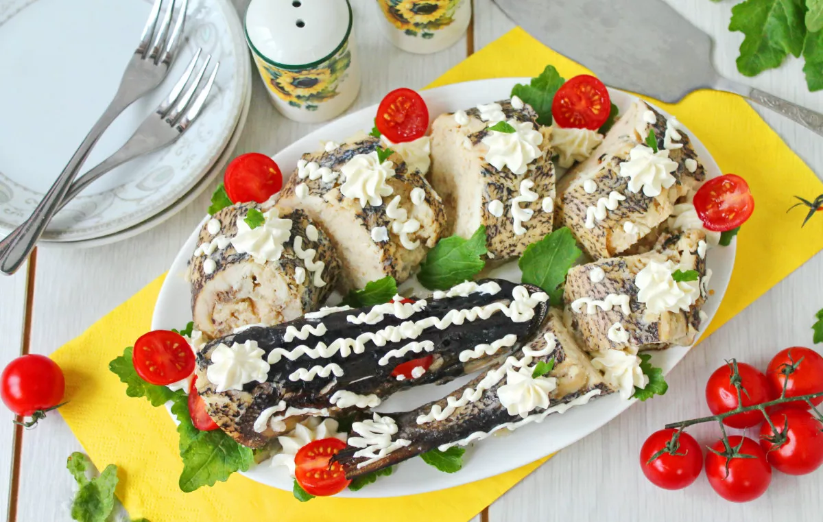 Įdaryta lydeka orkaitėje