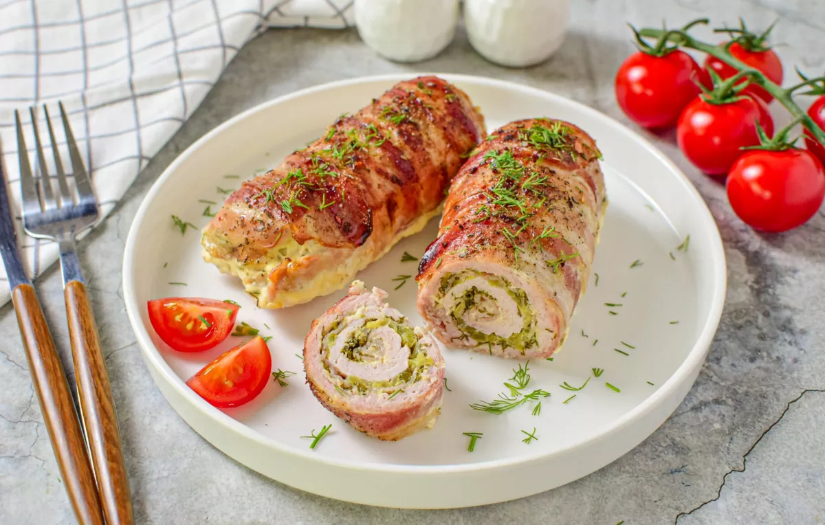 Kalakutienos suktinukai su įdaru orkaitėje