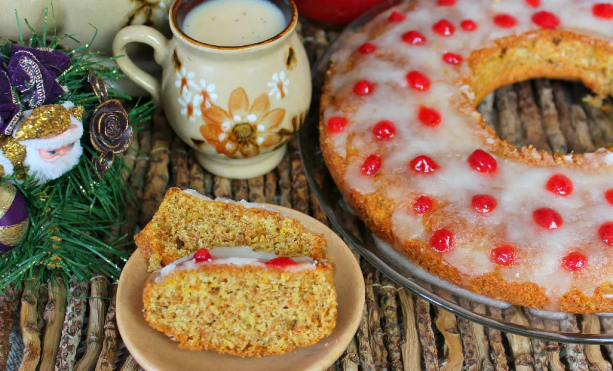 Kalėdinis citrininis pyragas