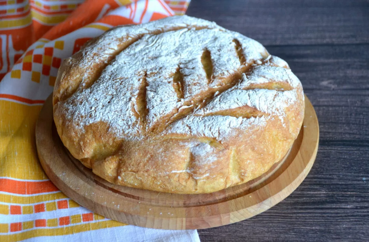 Kukurūzų duona su mielėmis