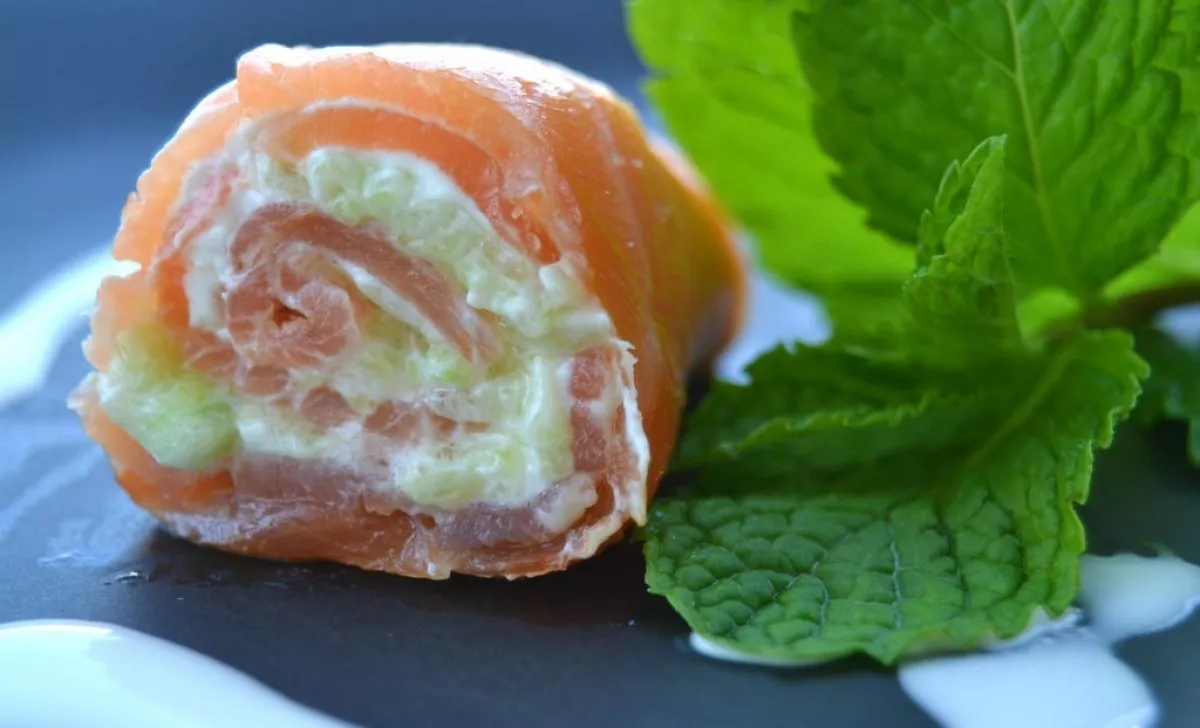 Lašišos suktinukas su kreminiu sūriu