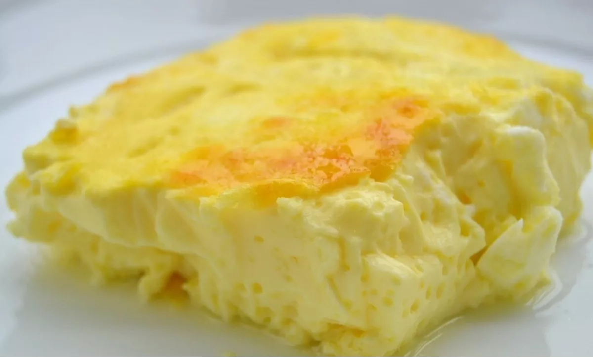 Purus omletas su pienu orkaitėje