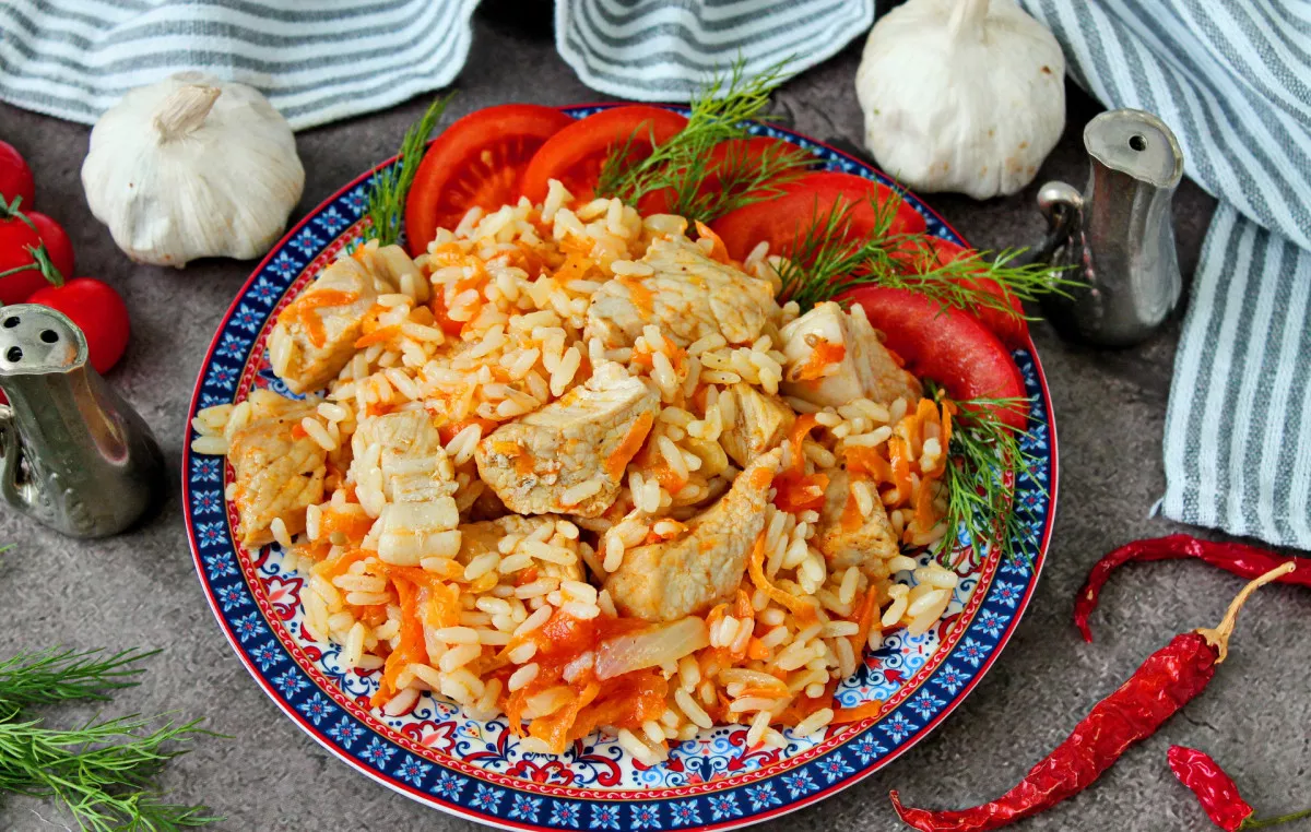 Ryžiai su mėsa daugiafunkciniam puode