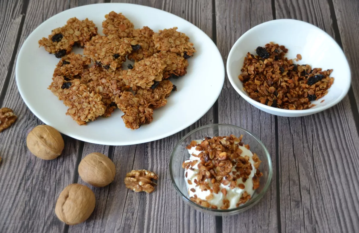 Sausainiai Granola