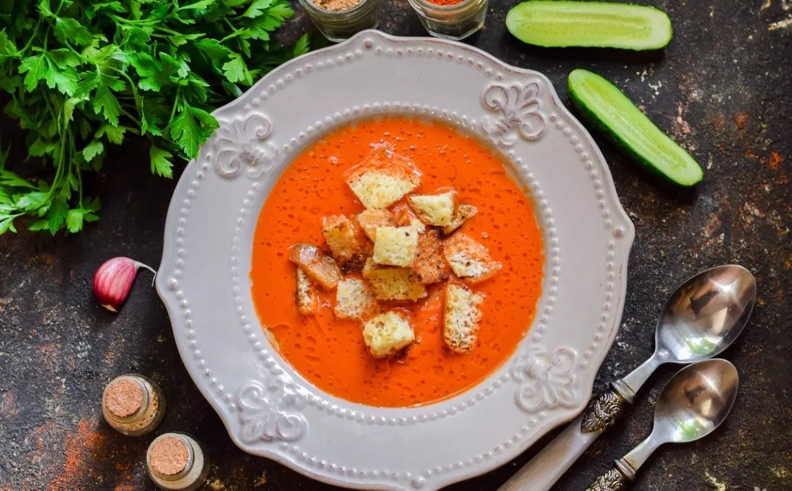 Trinta sriuba Gazpacho