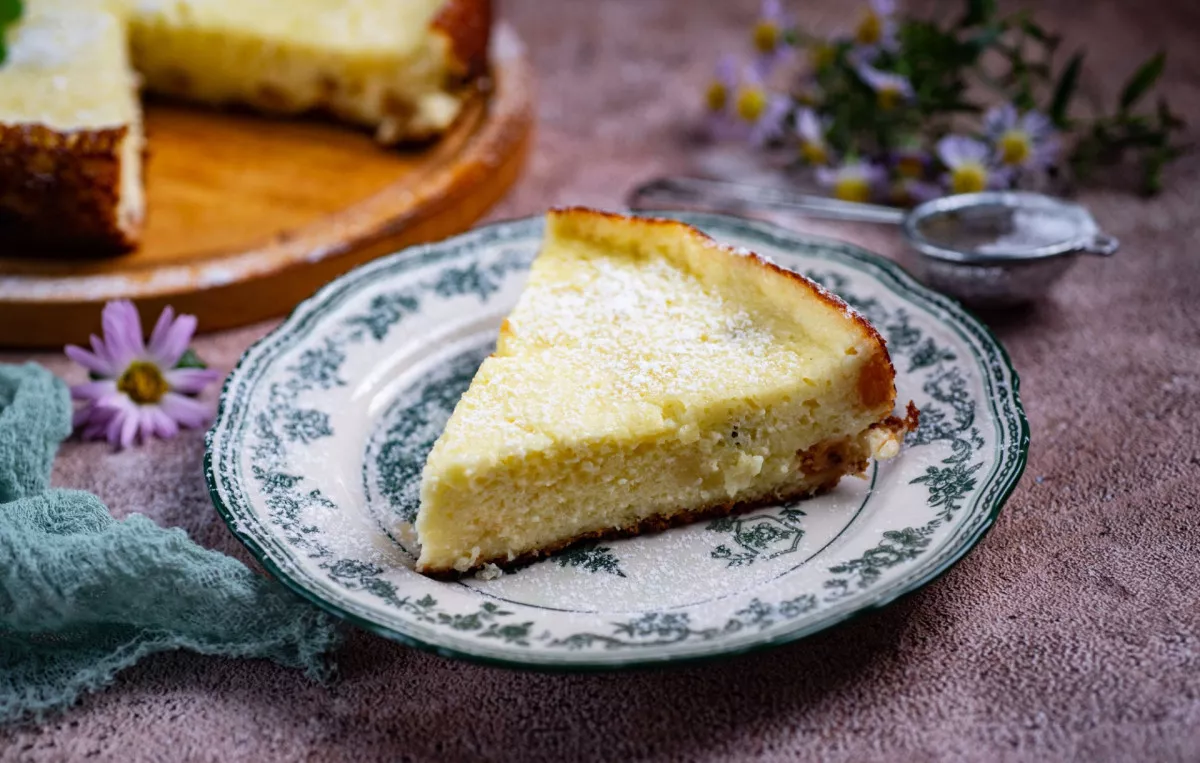 Varškės apkepas keptuvėje