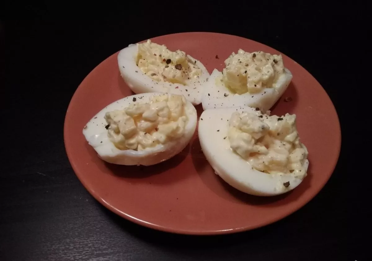 Žydiškas užkandis kiaušinyje