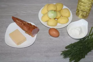 Paruoškite ingredientus.