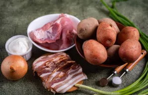 Paruoškite ingredientus.