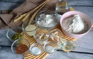 Paruoškite ingredientus pagal recepto sąrašą.