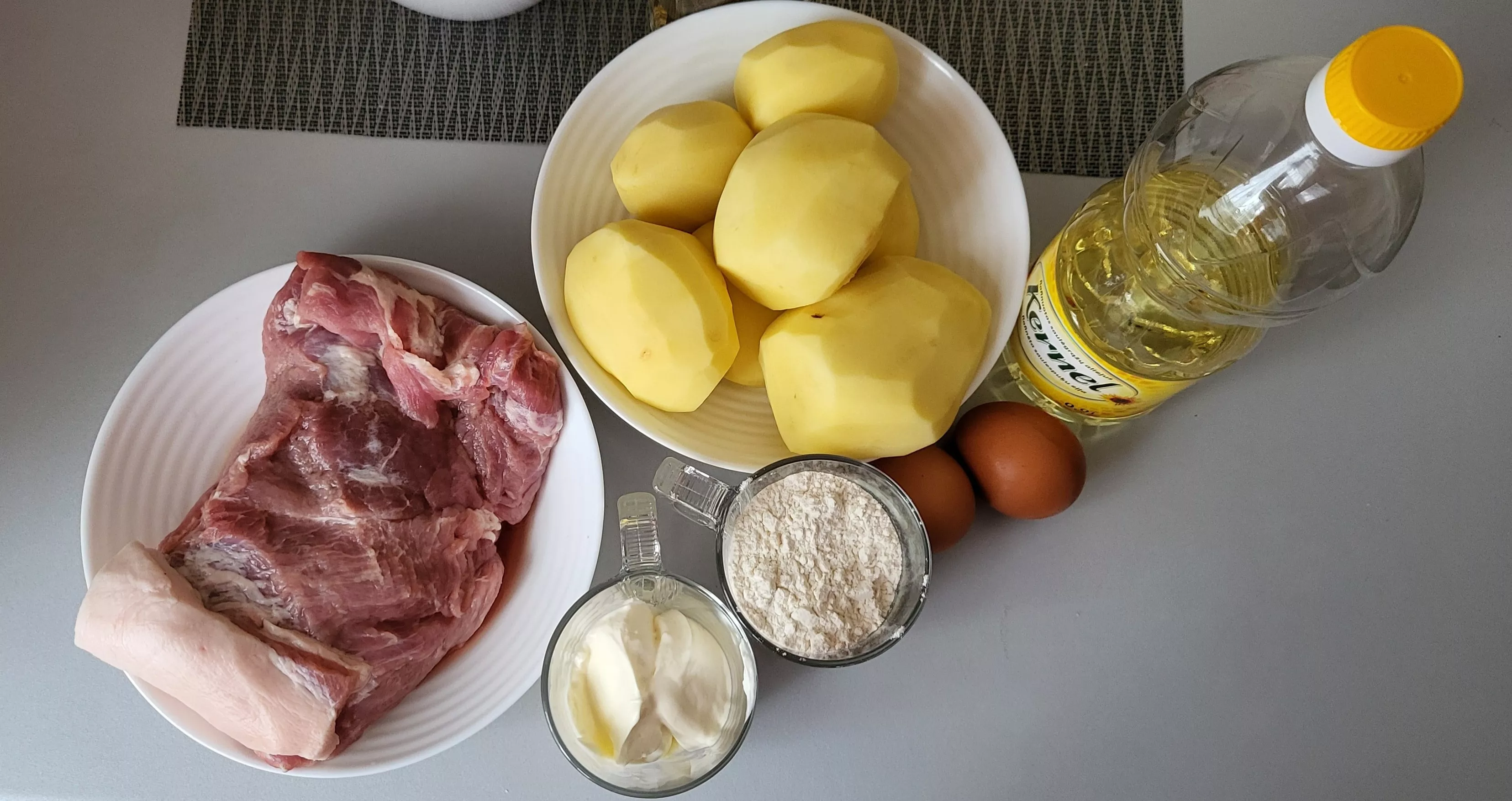 Paruoškite visus reikalingus ingredientus.