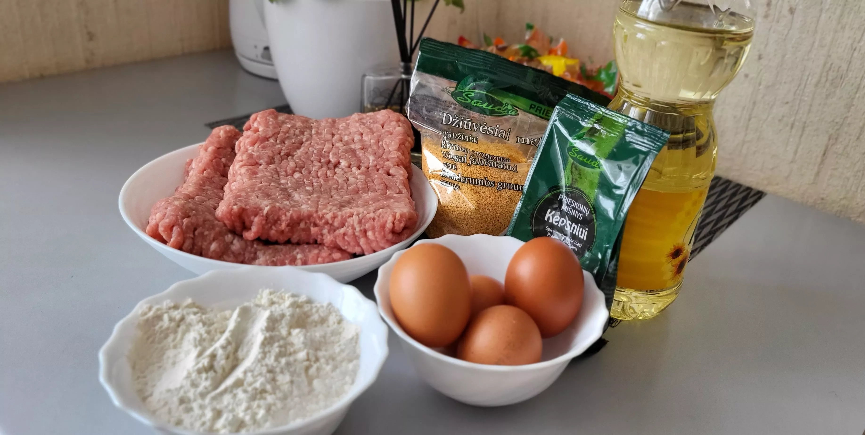 Paruoškite visus reikalingus ingredientus.