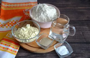 Paruoškite ingredientus pagal receptą.