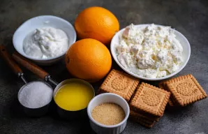 Visus ingredientus pasiruoškite ant stalo.