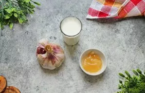 Paruoškite ingredientus.