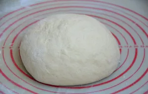 Laisvais judesiais suformuokite tešlą į kamuolį.