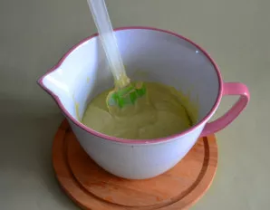 Visi ingredientai turi būti gerai tarpusavyje susijungę.