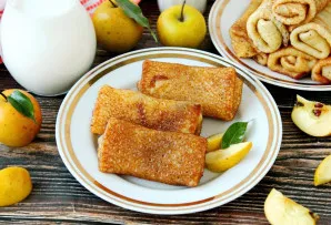 Perkelkite į lėkštę ir patiekite iš karto.