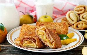 Blynai su obuoliais paruošti.