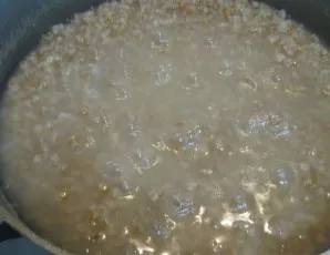 Geriausia, jei košė bus biri, tad laikykitės proporcijos 1:3. Jei reikia, košę galima perplauti kiaurasamtyje.