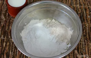 Įdėkite krakmolą.