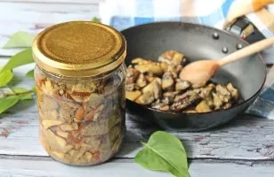 Kepti baravykai