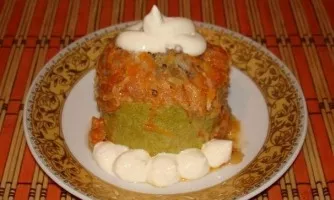 Keptos cukinijos su mėsa