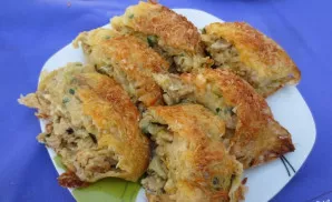 Lavašo suktinukas su kiaušiniu ir sūriu