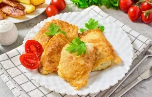 Lydekos filė tešloje