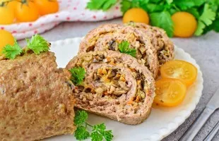 Maltos mėsos suktinukas su grybais