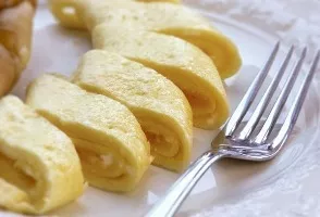 Omletas su manų kruopomis