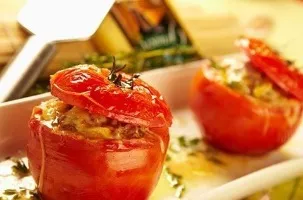 Pomidorai, kepti su malta mėsa