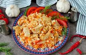 Ryžiai su mėsa daugiafunkciniam puode