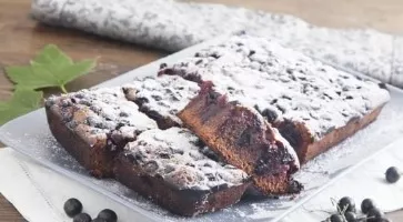 Šokoladinis crostata su serbentais