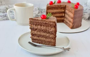 Šokoladinis sluoksniuotas tortas