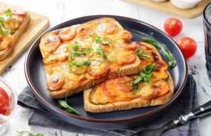 Traškūs karšti sumuštiniai su sūriu orkaitėje