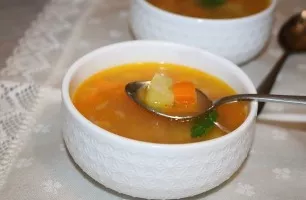 Žirnių sriuba su moliūgais