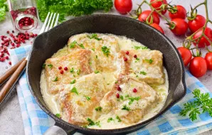 Žuvis grietinėlėje